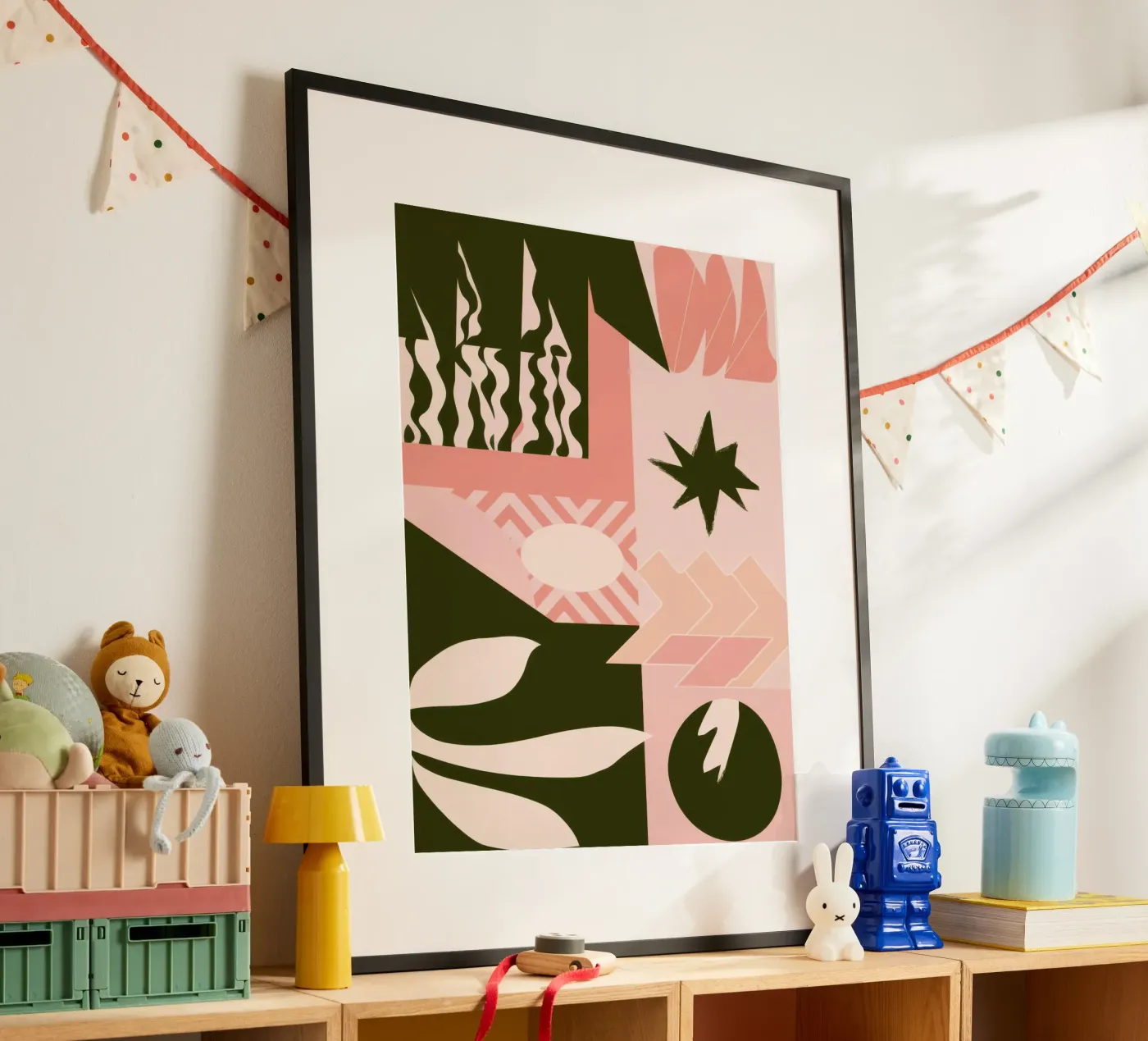 Bohemian Pattern Patchwork Poster von Bring Haven