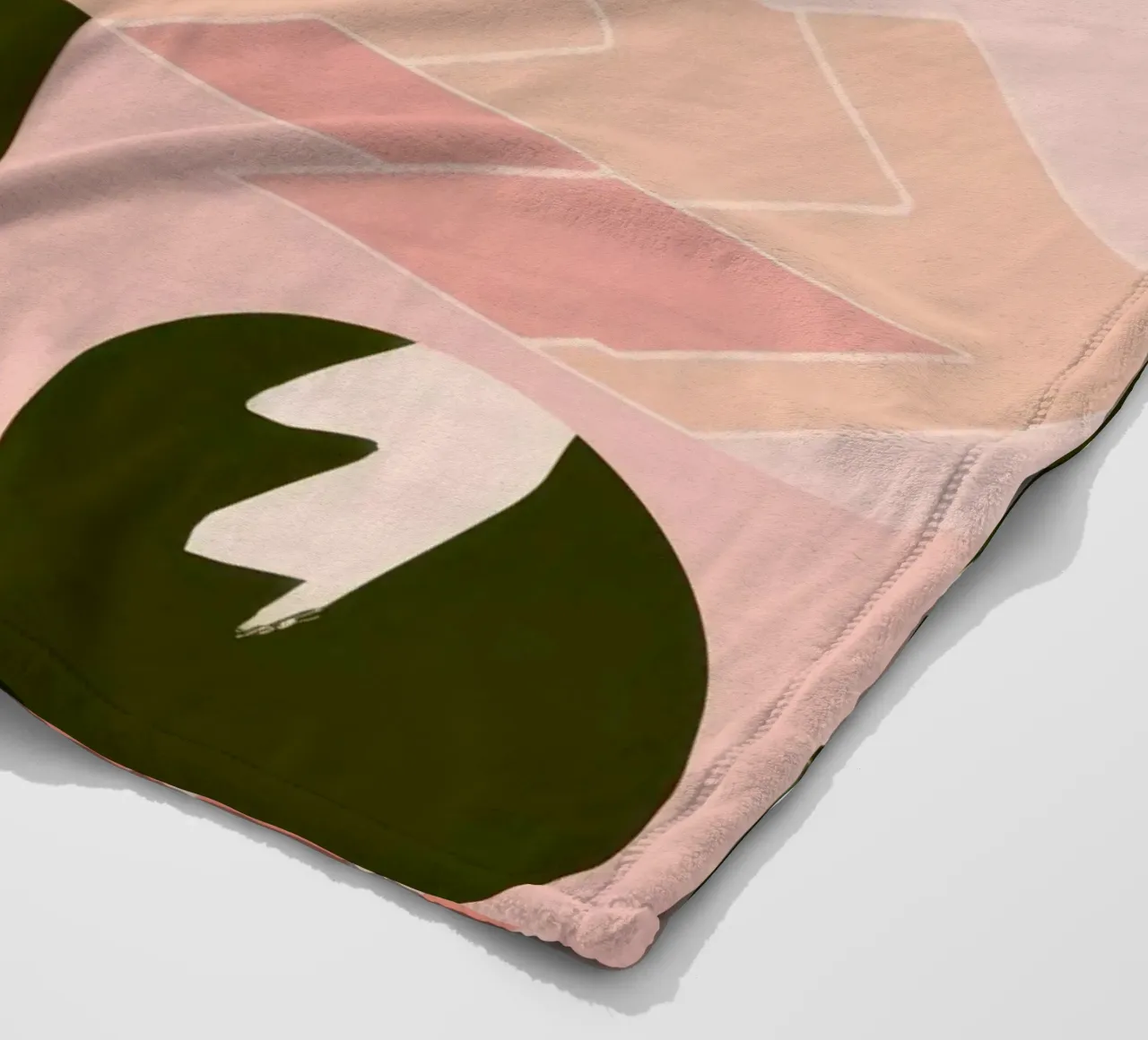 Patchwork con motivo bohémien coperta in pile da Bring Haven