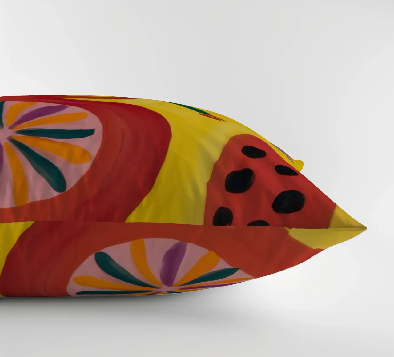 Composizione floreale fauvista cuscino da Bring Haven