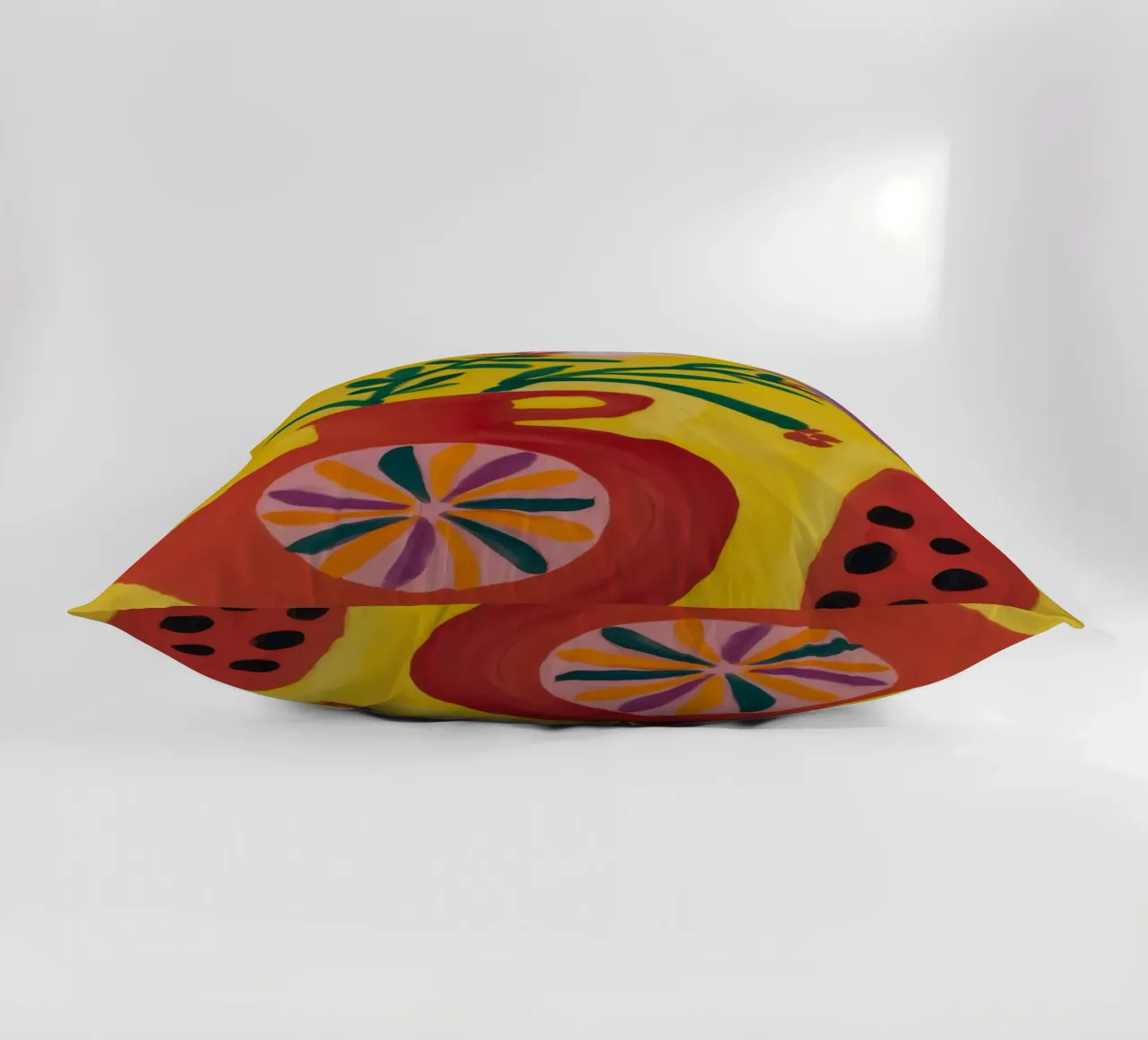 Composizione floreale fauvista cuscino da Bring Haven