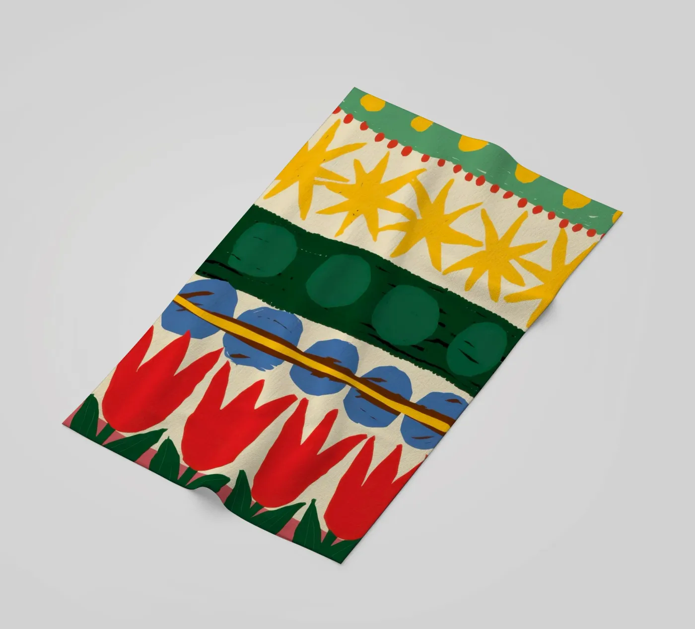 Folklore Tulip Pattern telo mare da Bring Haven