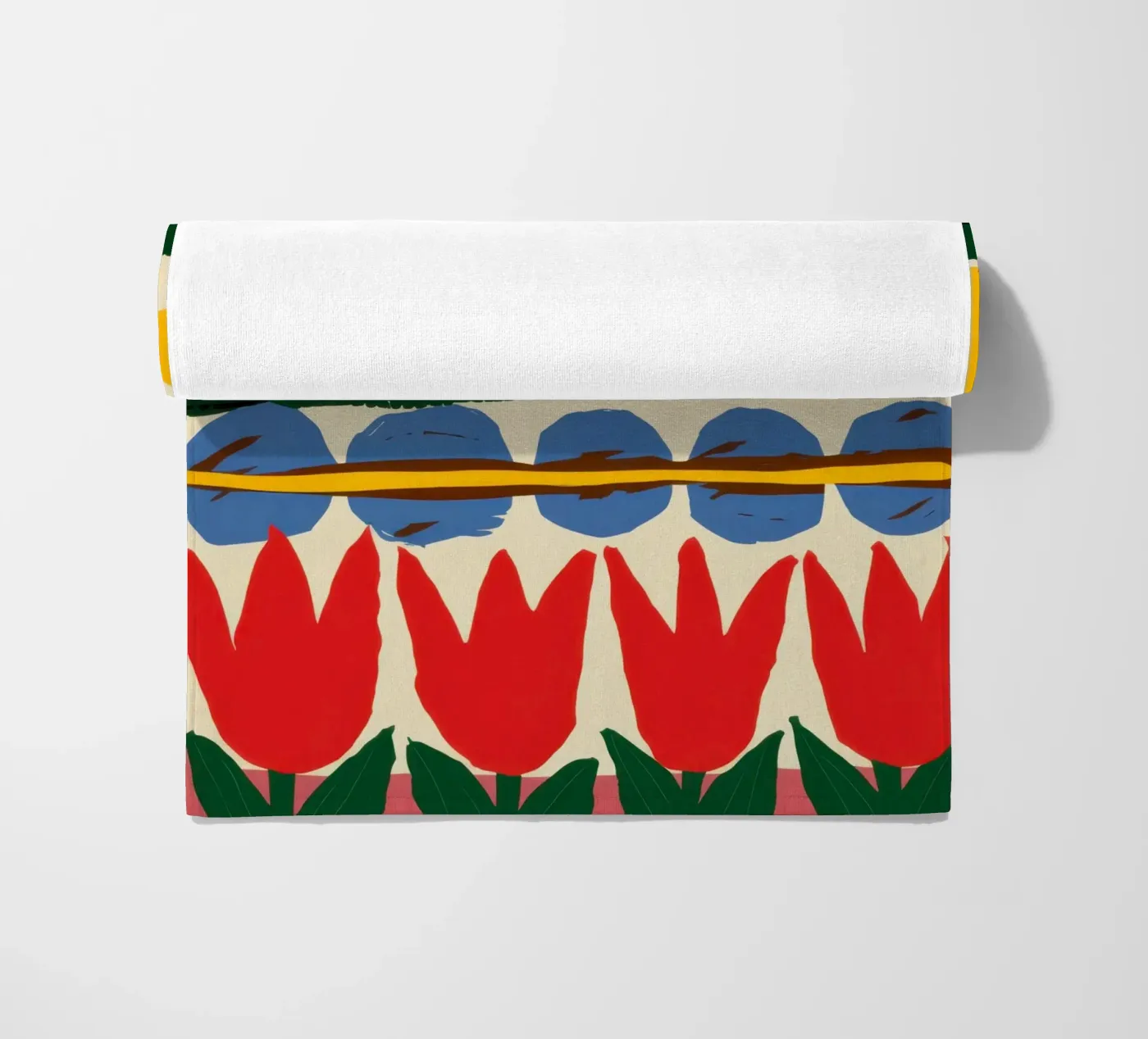 Folklore Tulip Pattern telo mare da Bring Haven