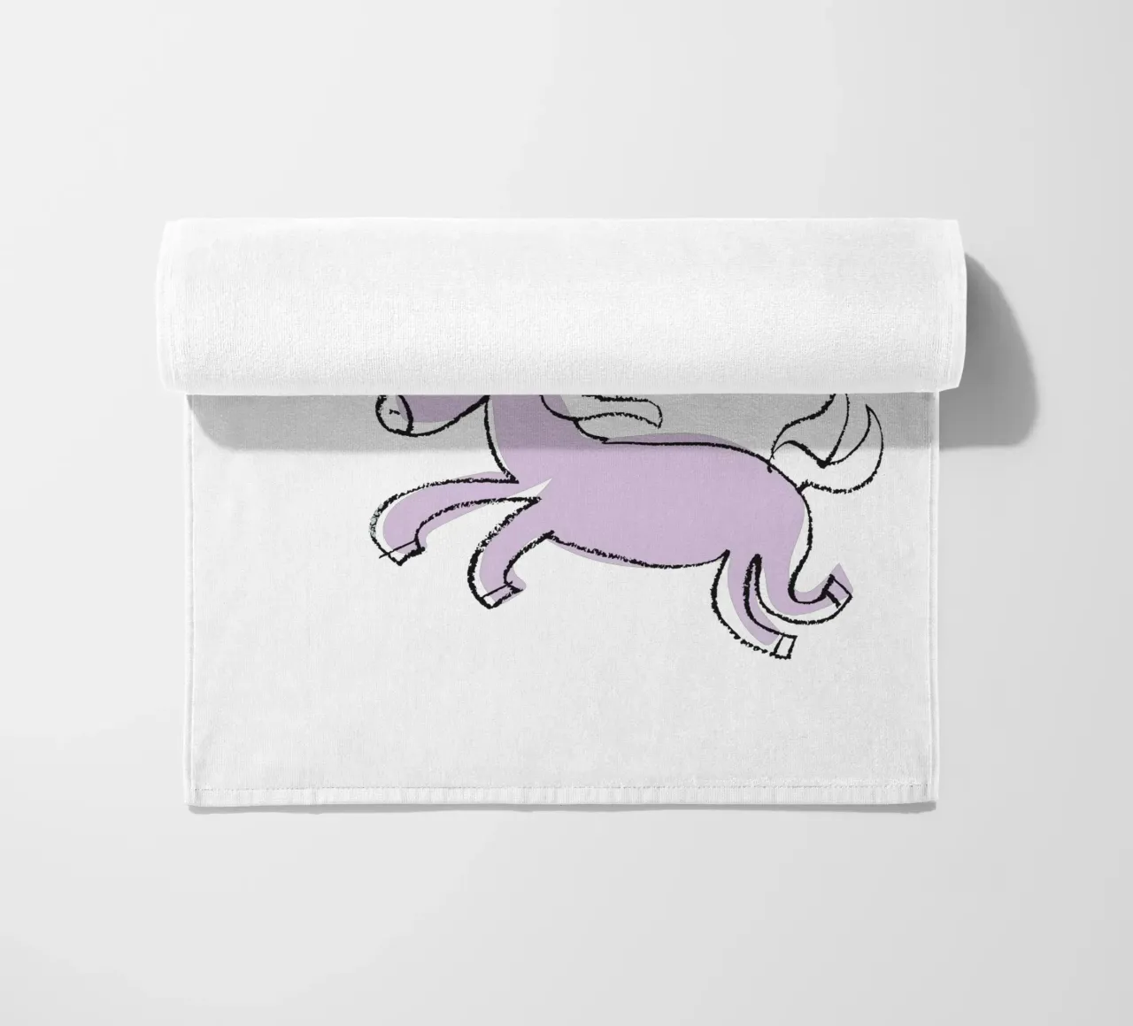 Unicorn magic & sparkles - bunt telo mare da Brushmeetspaper