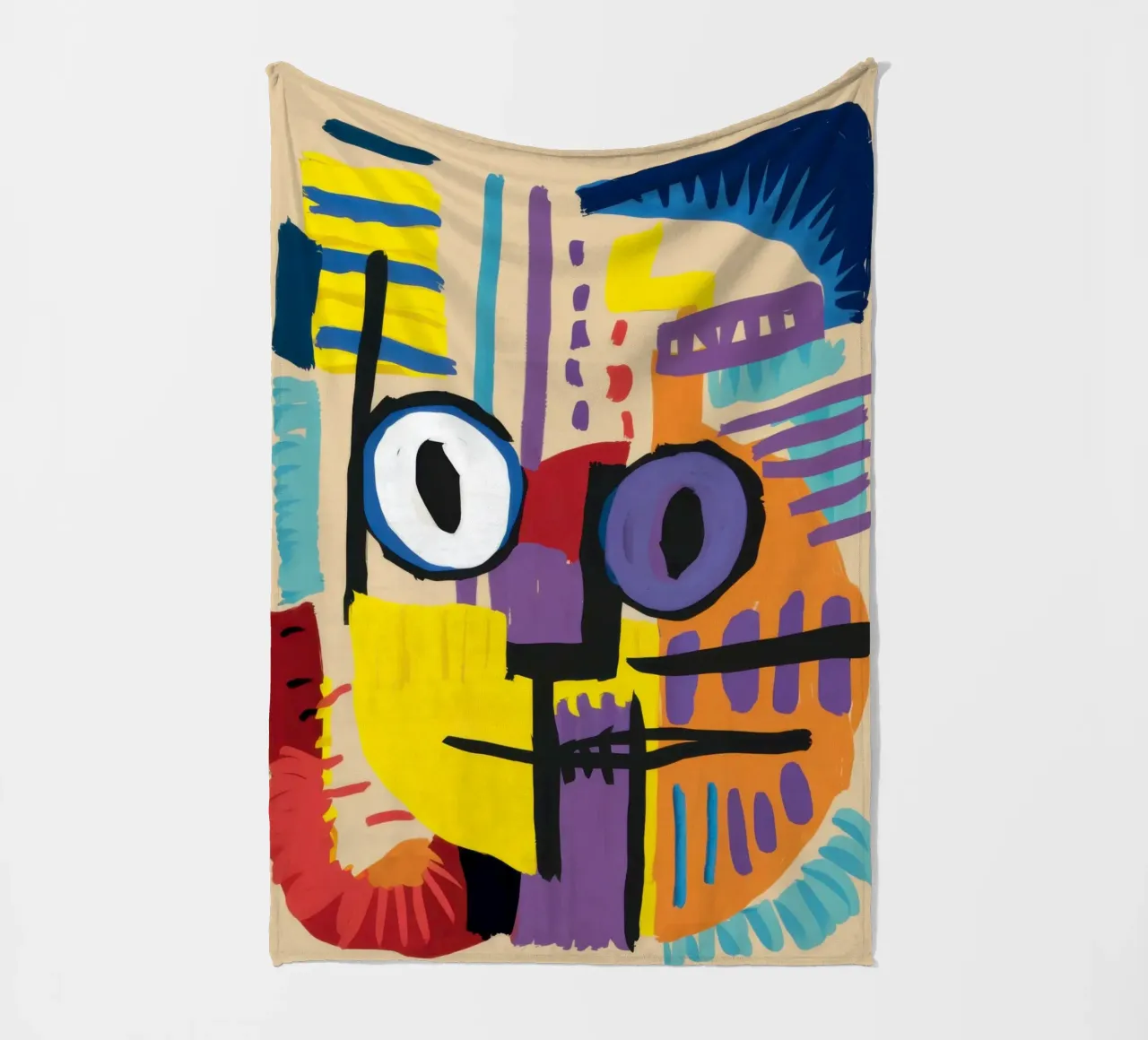 Visione primaria cubista coperta in pile da Bring Haven