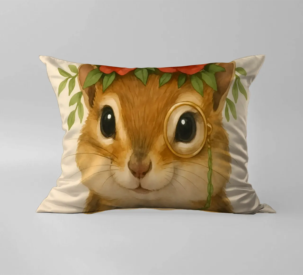 Lo studioso gentile Chipmunk cuscino da Graceful Desine