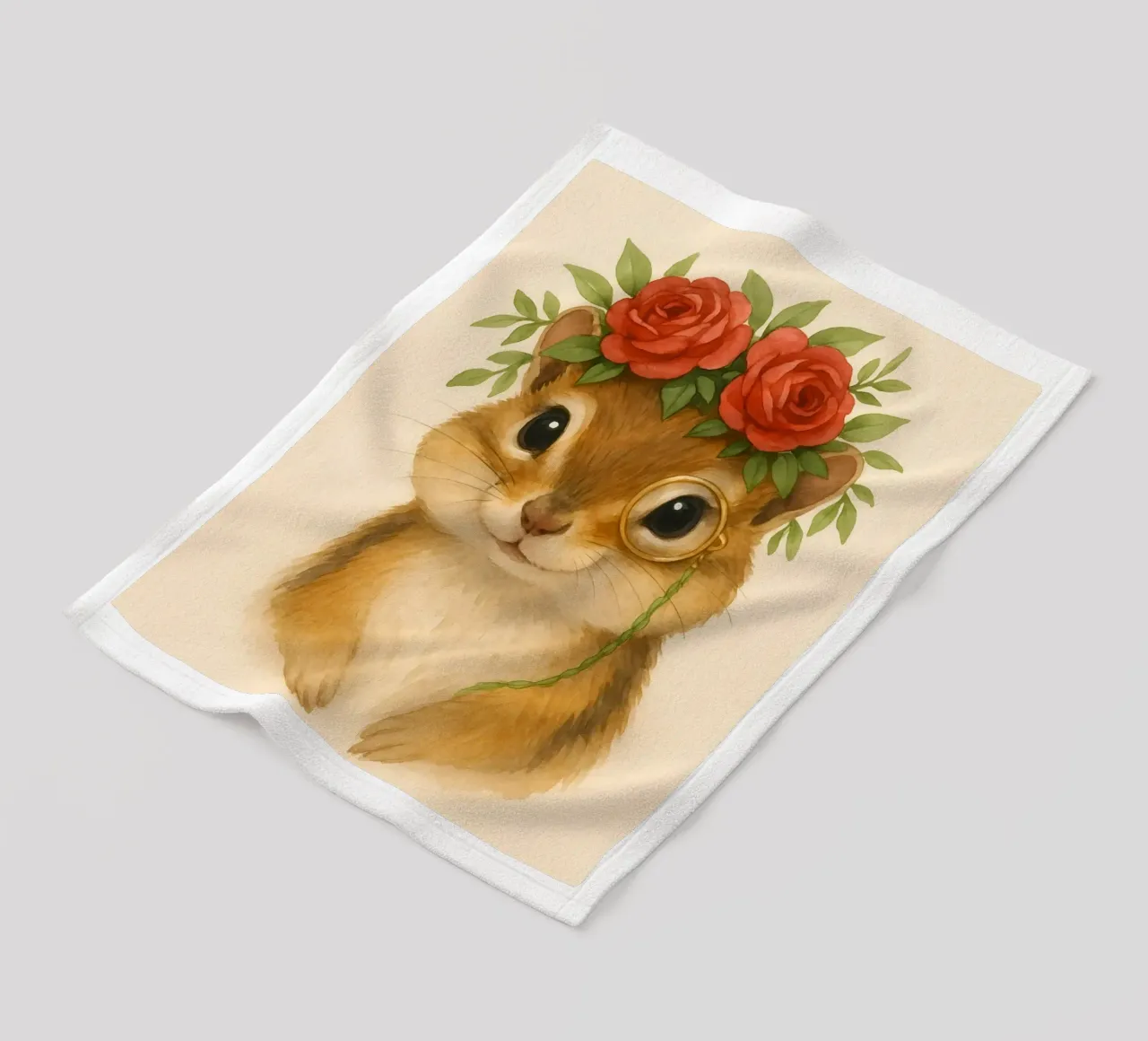 Lo studioso gentile Chipmunk coperta in pile da Graceful Desine