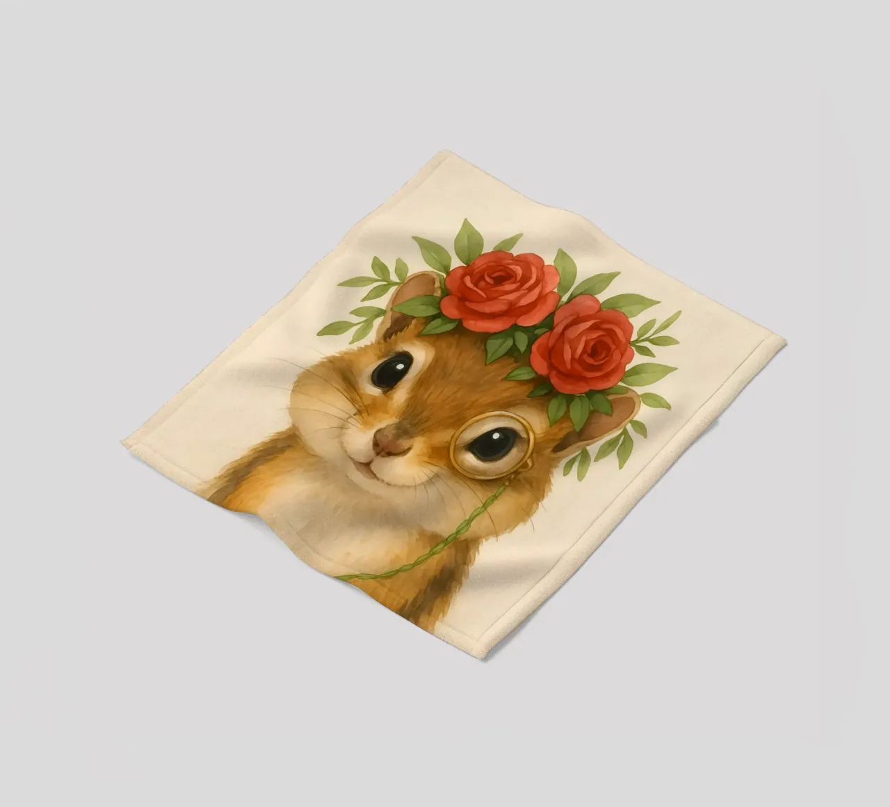 Lo studioso gentile Chipmunk coperta in pile da Graceful Desine