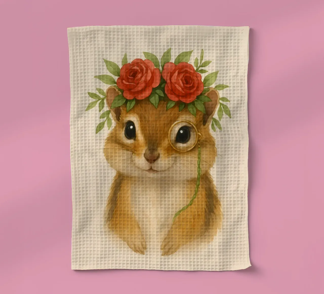 Lo studioso gentile Chipmunk canovaccio da cucina da Graceful Desine