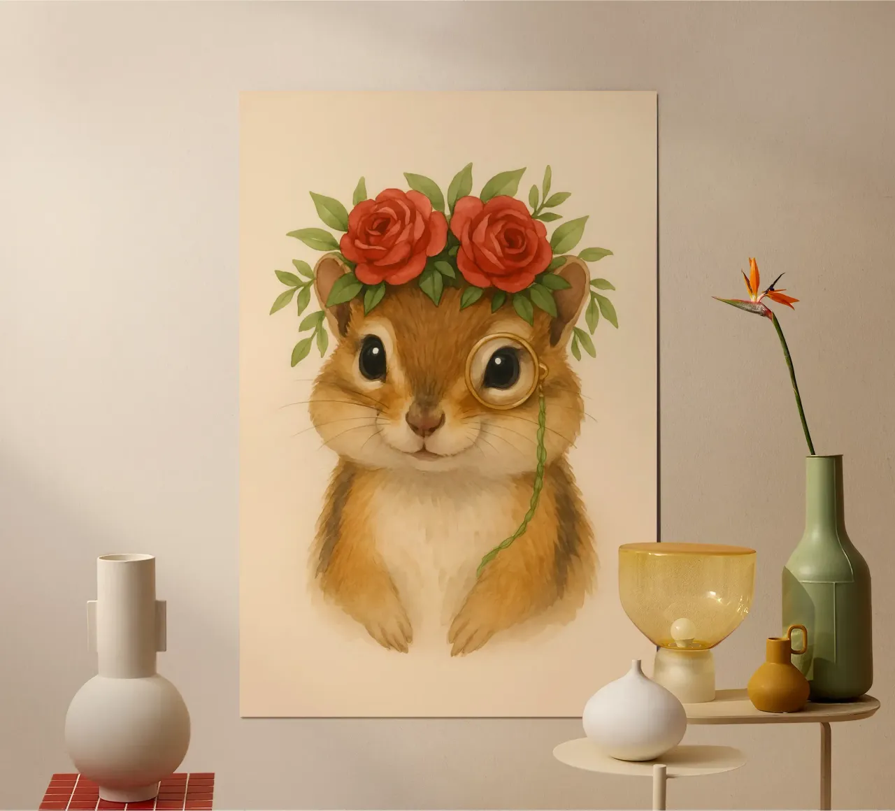 Lo studioso gentile Chipmunk carta hahnemühle da Graceful Desine