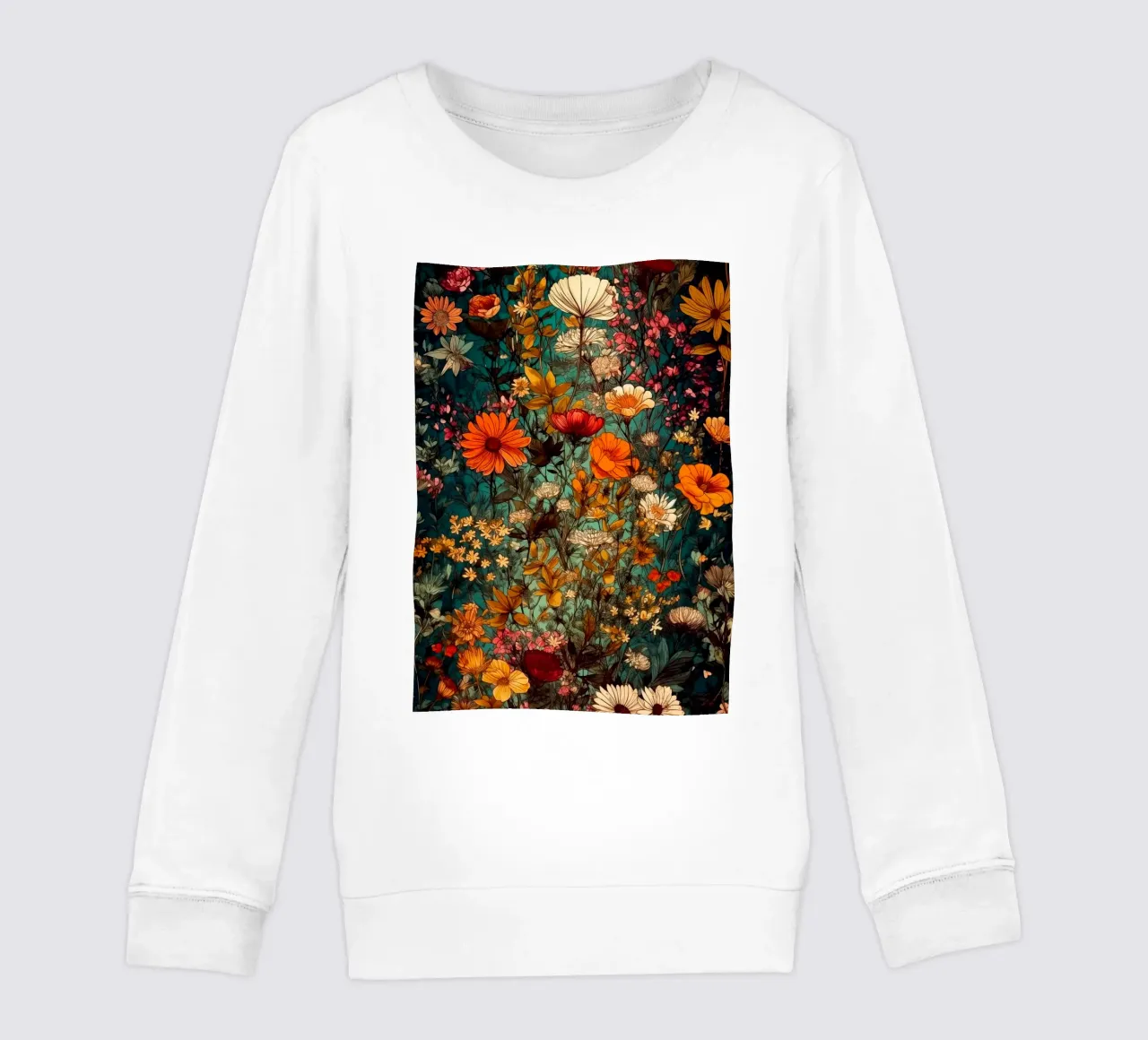 Meadow kids sweatshirt by Justyna Jaszke JBJart