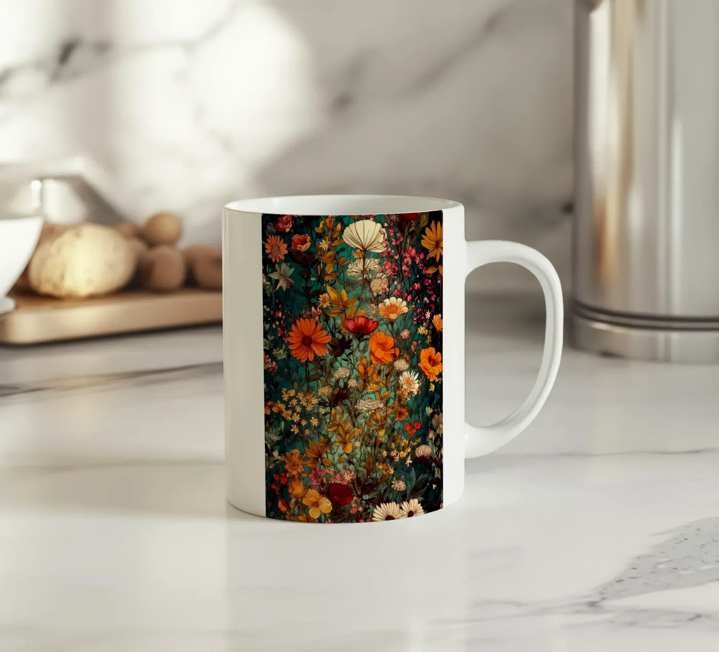 Meadow ceramic mug by Justyna Jaszke JBJart