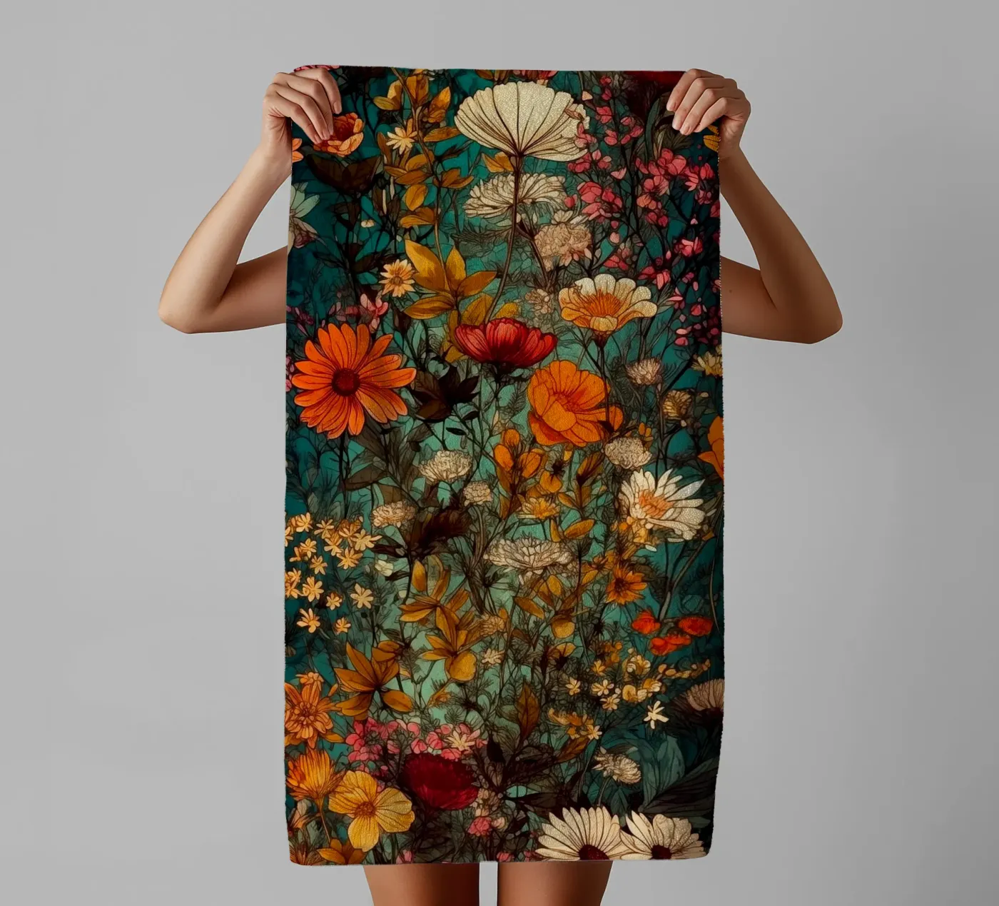 Weide badhanddoek van Justyna Jaszke JBJart