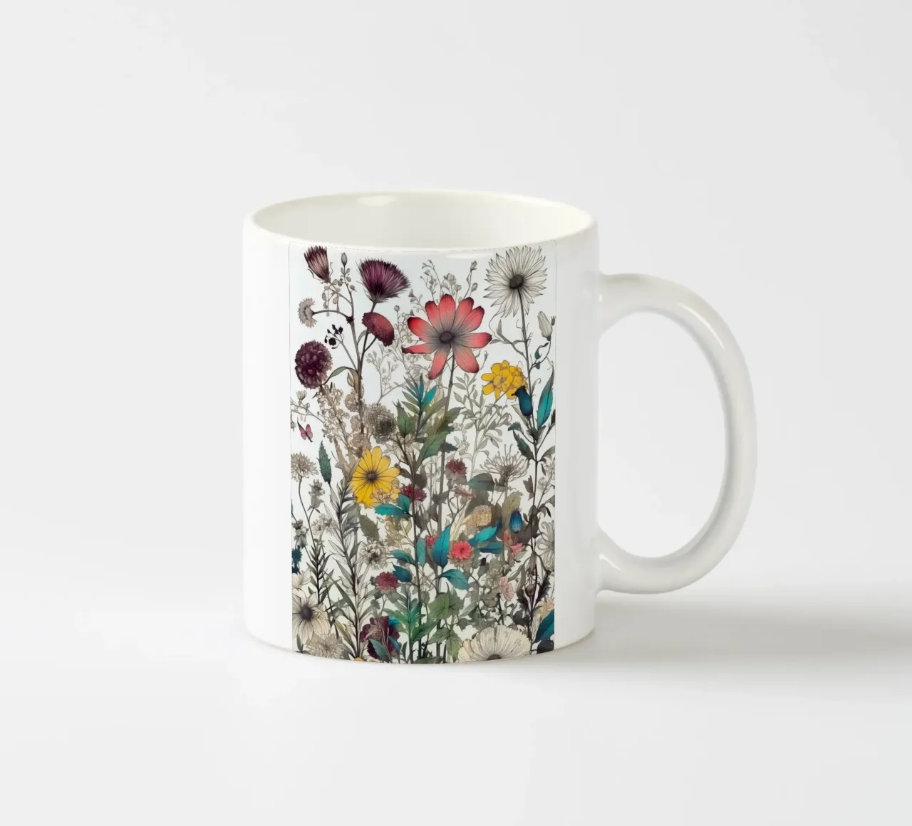 Prato bianco tazza in ceramica da Justyna Jaszke JBJart