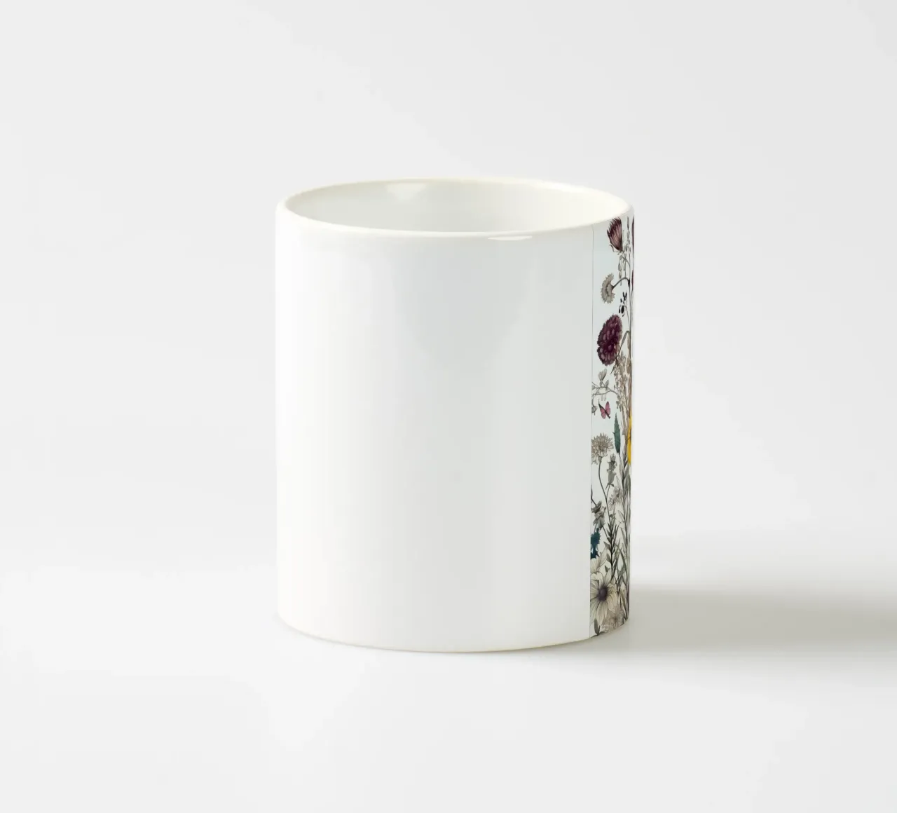 Prato bianco tazza in ceramica da Justyna Jaszke JBJart