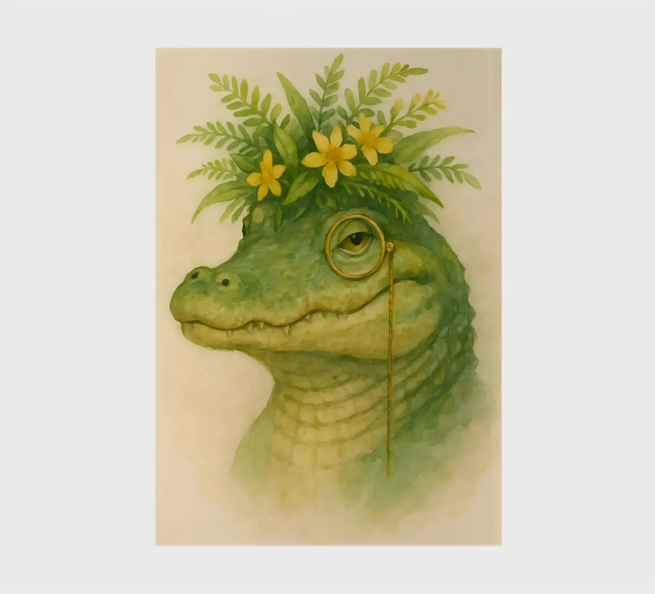 Il coccodrillo barone botanico diario da Graceful Desine