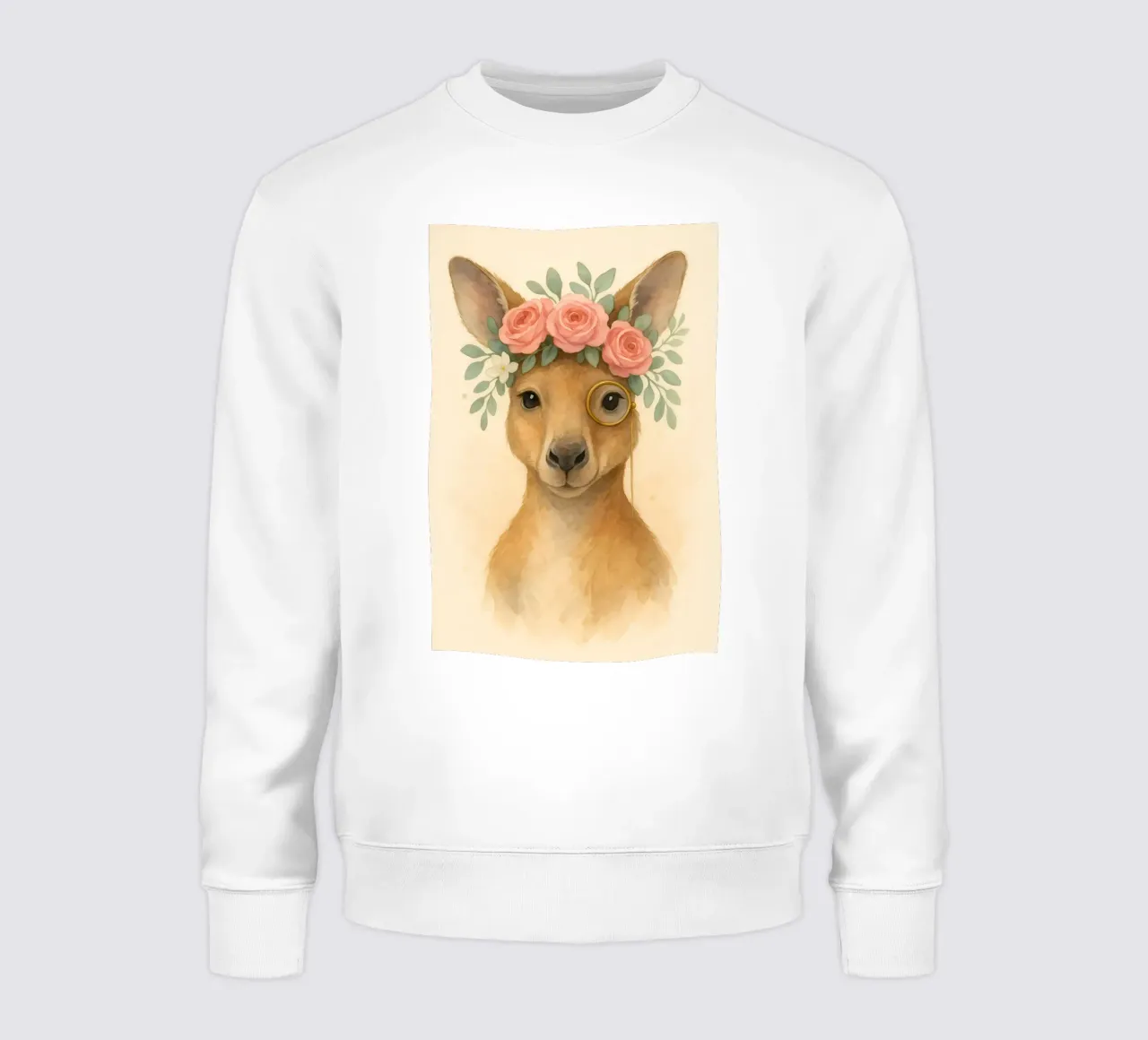 Das Gentleman-Känguru Sweatshirt von Graceful Desine