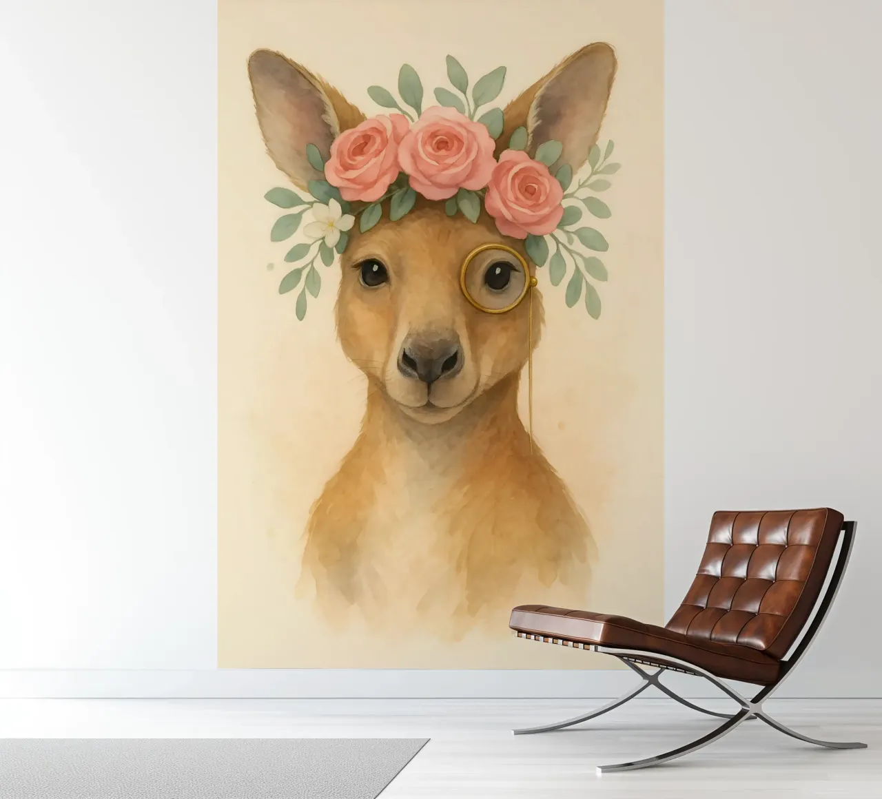 The Gentleman kangaroo photo wallpaper by Graceful Desine