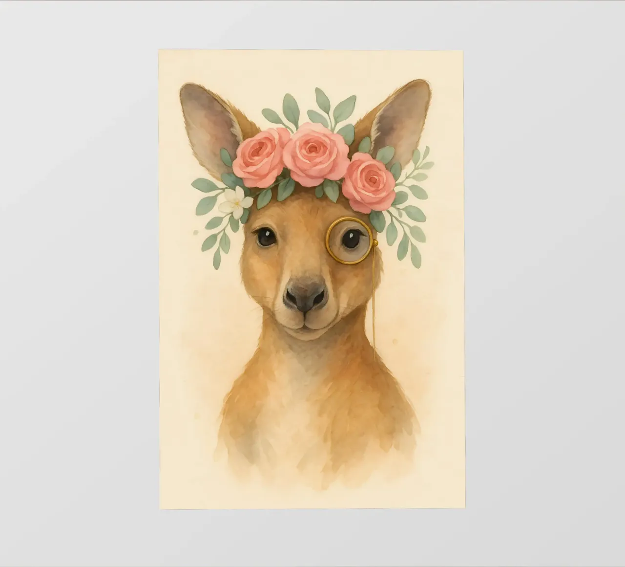 The Gentleman kangaroo photo wallpaper by Graceful Desine
