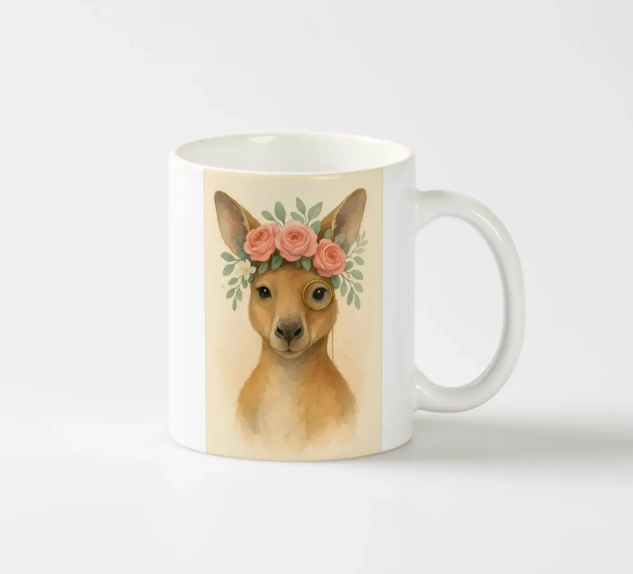 Das Gentleman-Känguru Keramik Tasse von Graceful Desine