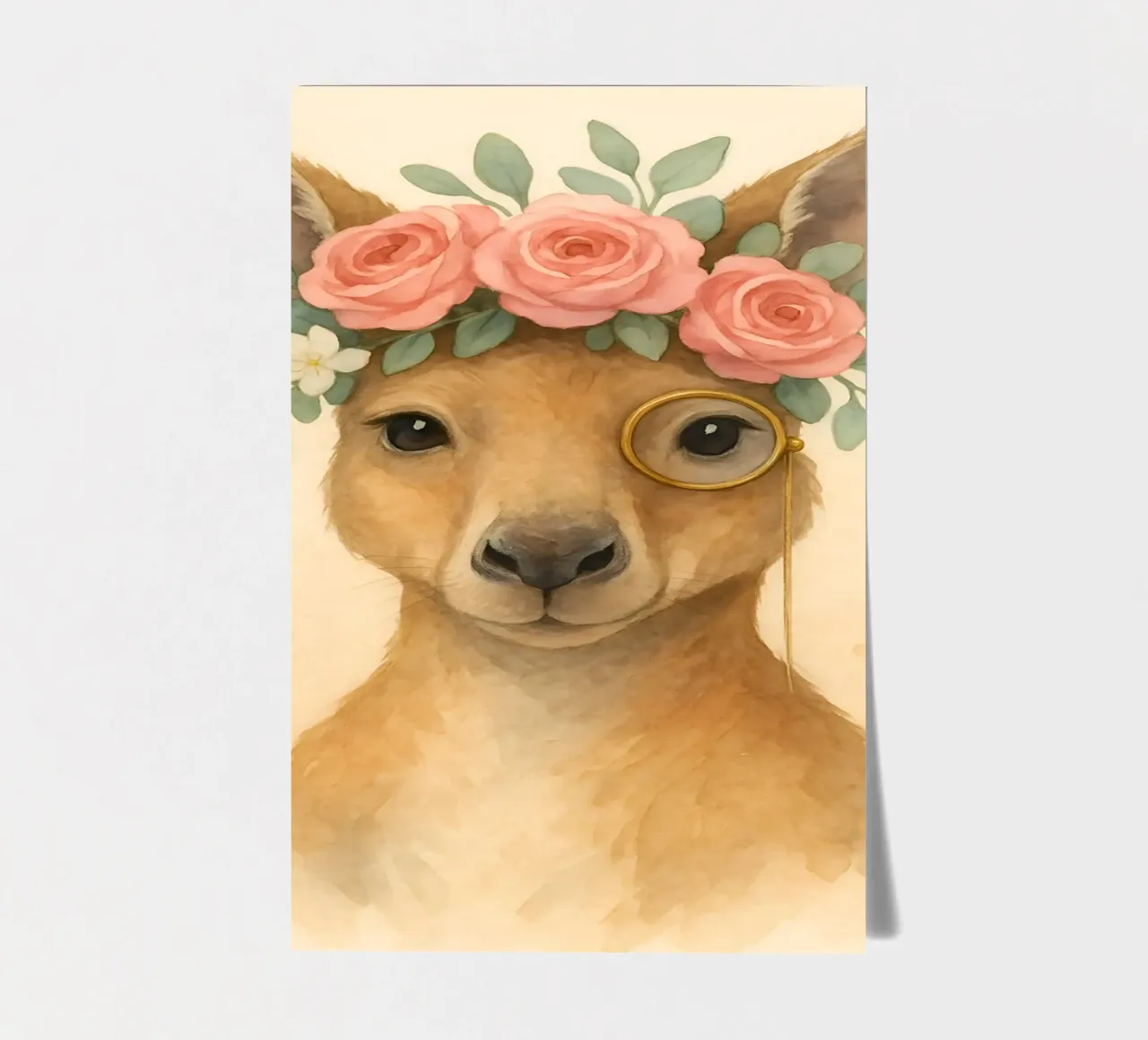 Das Gentleman-Känguru Stickerbogen von Graceful Desine
