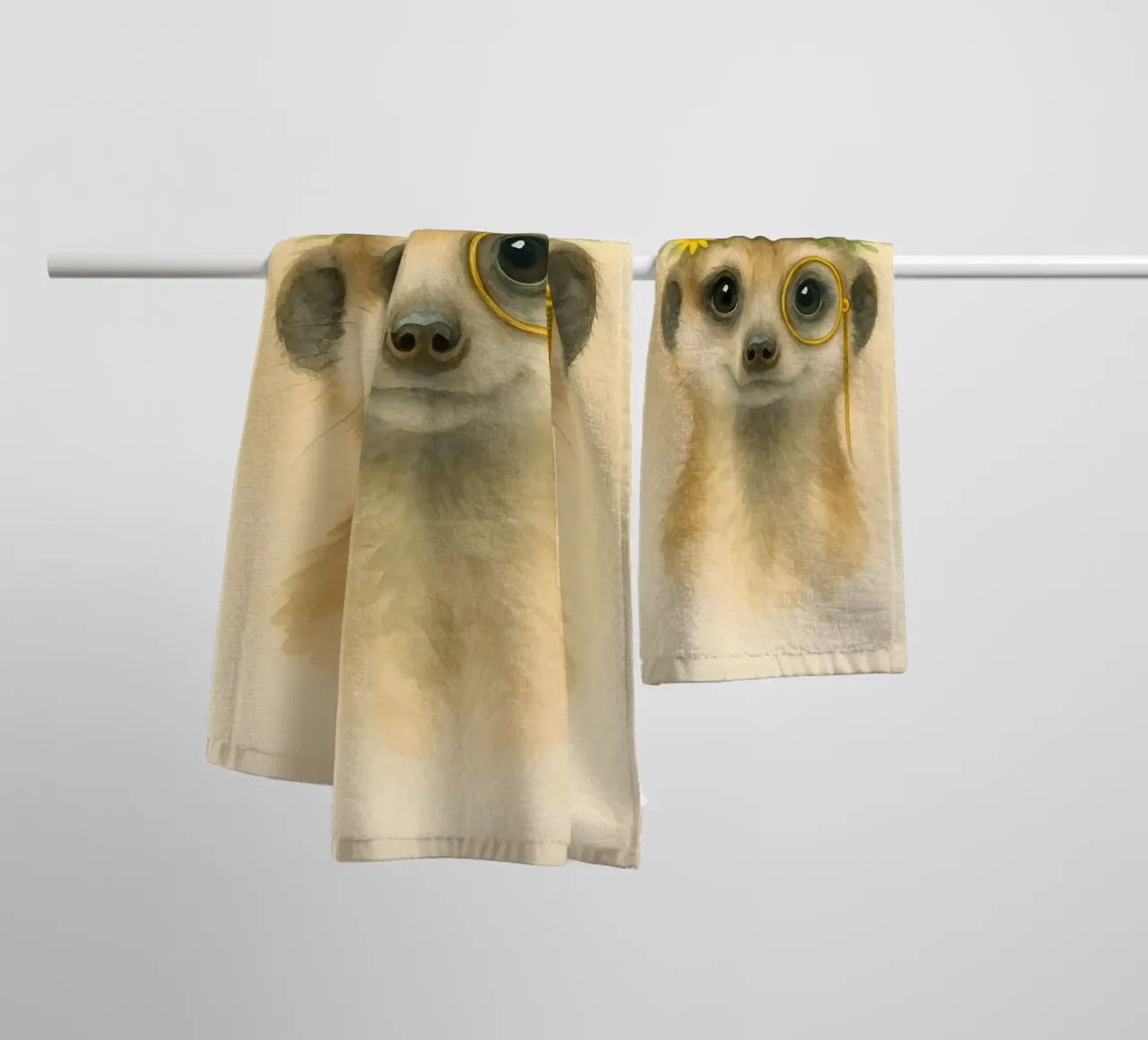 I Signori Meerkat asciugamano da bagno da Graceful Desine