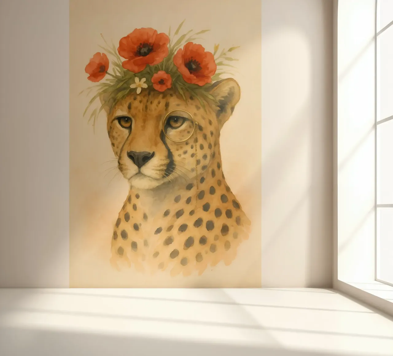 Il ghepardo gentiluomo carta da parati fotografica da Graceful Desine