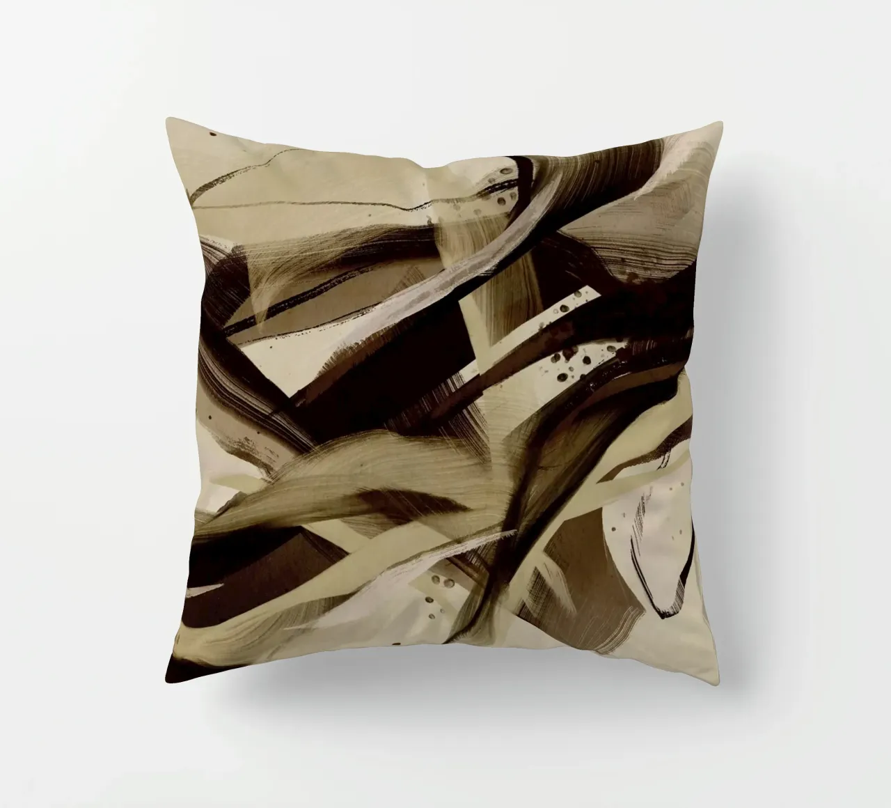 Wild Flora decorative cushion by treechild