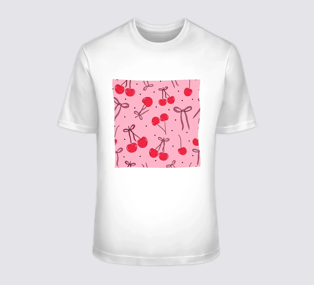 Ciliegie, pois e papillon t-shirt da gulsengunel