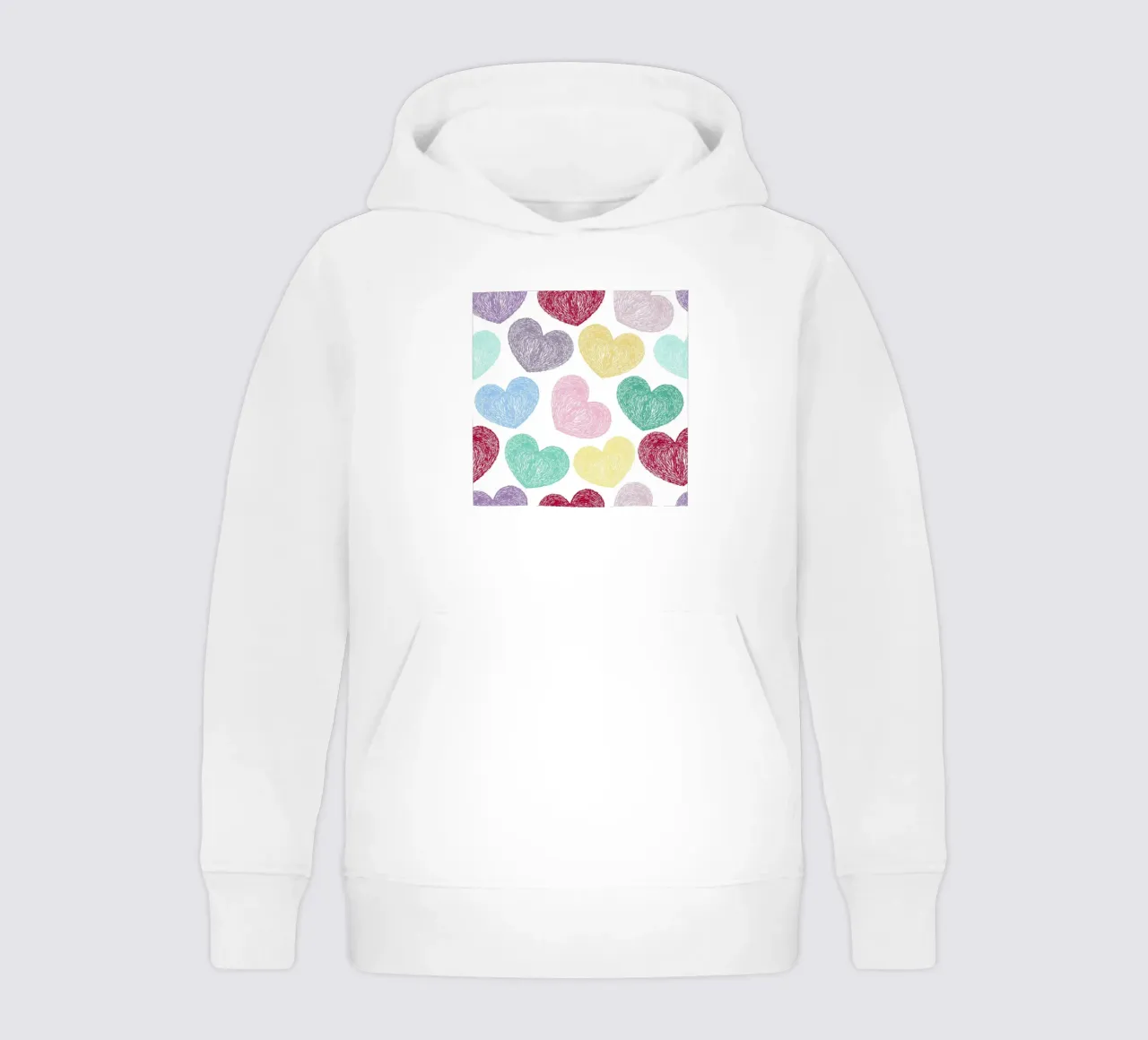 Elegant Monochrome paw prints kids hoodie by gulsengunel