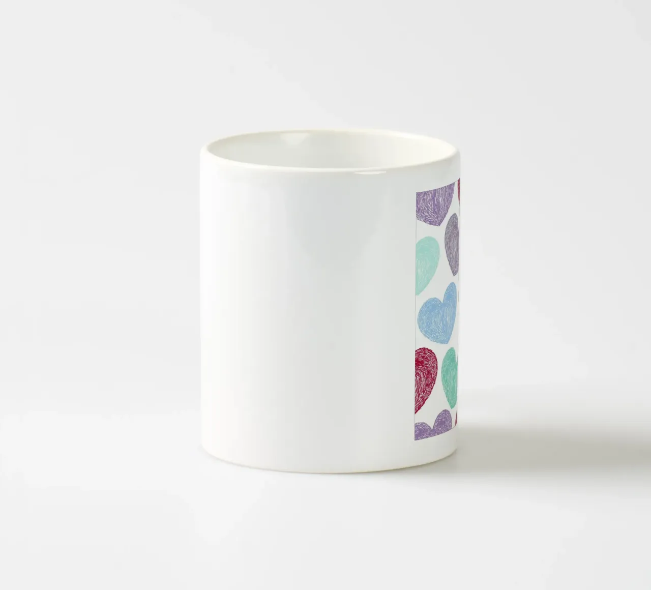 Eleganti stampe a zampa monocromatiche tazza in ceramica da gulsengunel