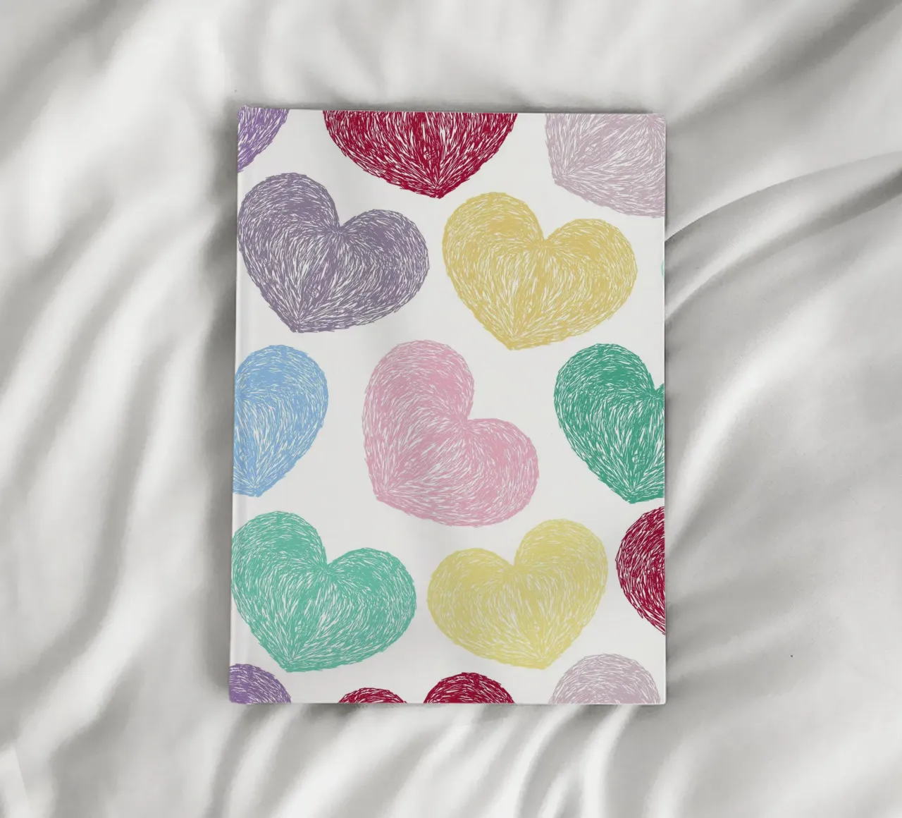 Elegant Monochrome paw prints notebook by gulsengunel