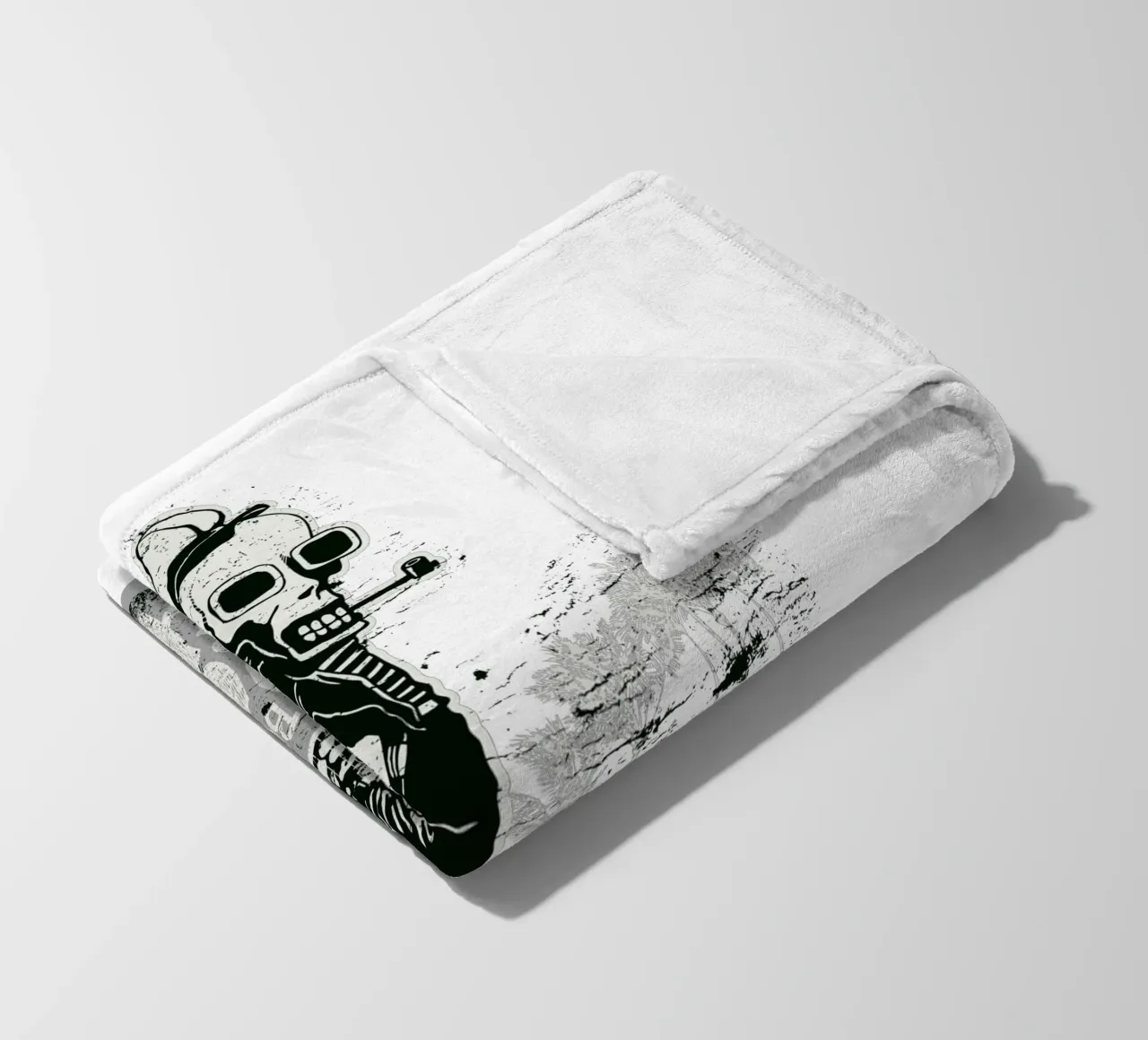 Bar sulla spiaggia Skipper morto coperta in pile da Cute