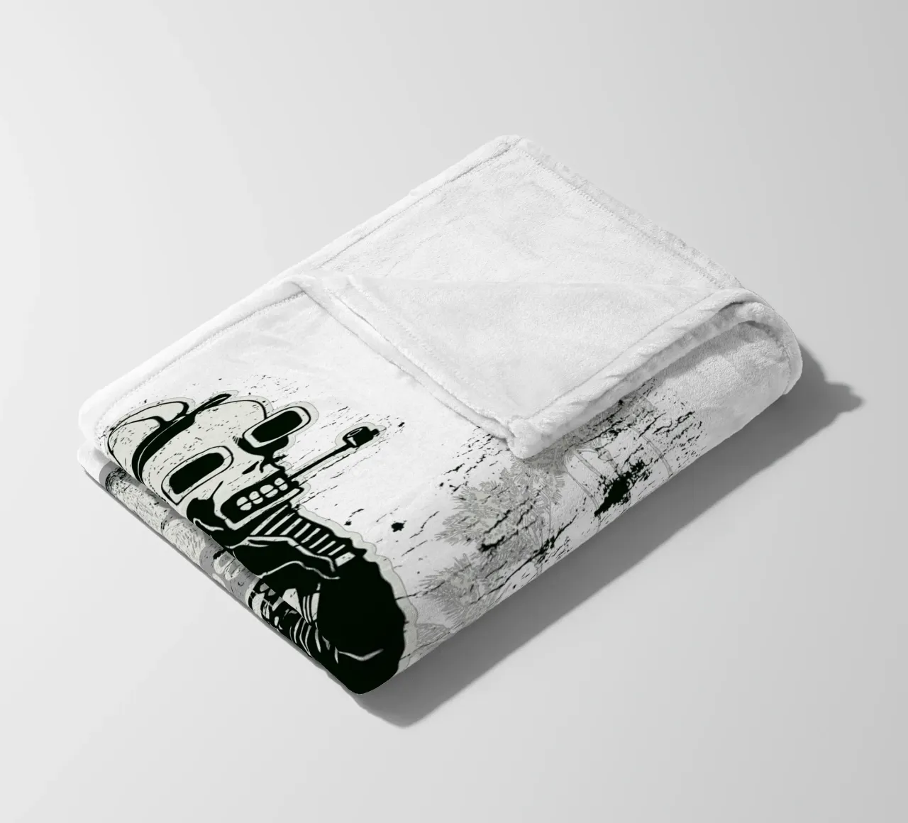 Bar sulla spiaggia Skipper morto coperta in pile da Cute