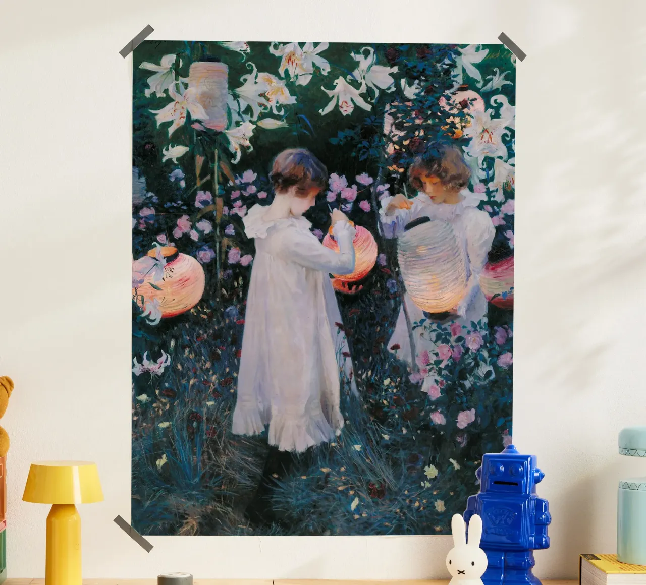 Carnation, Lily, Lily, Rose by John Singer Sargent hahnemühle by Art History