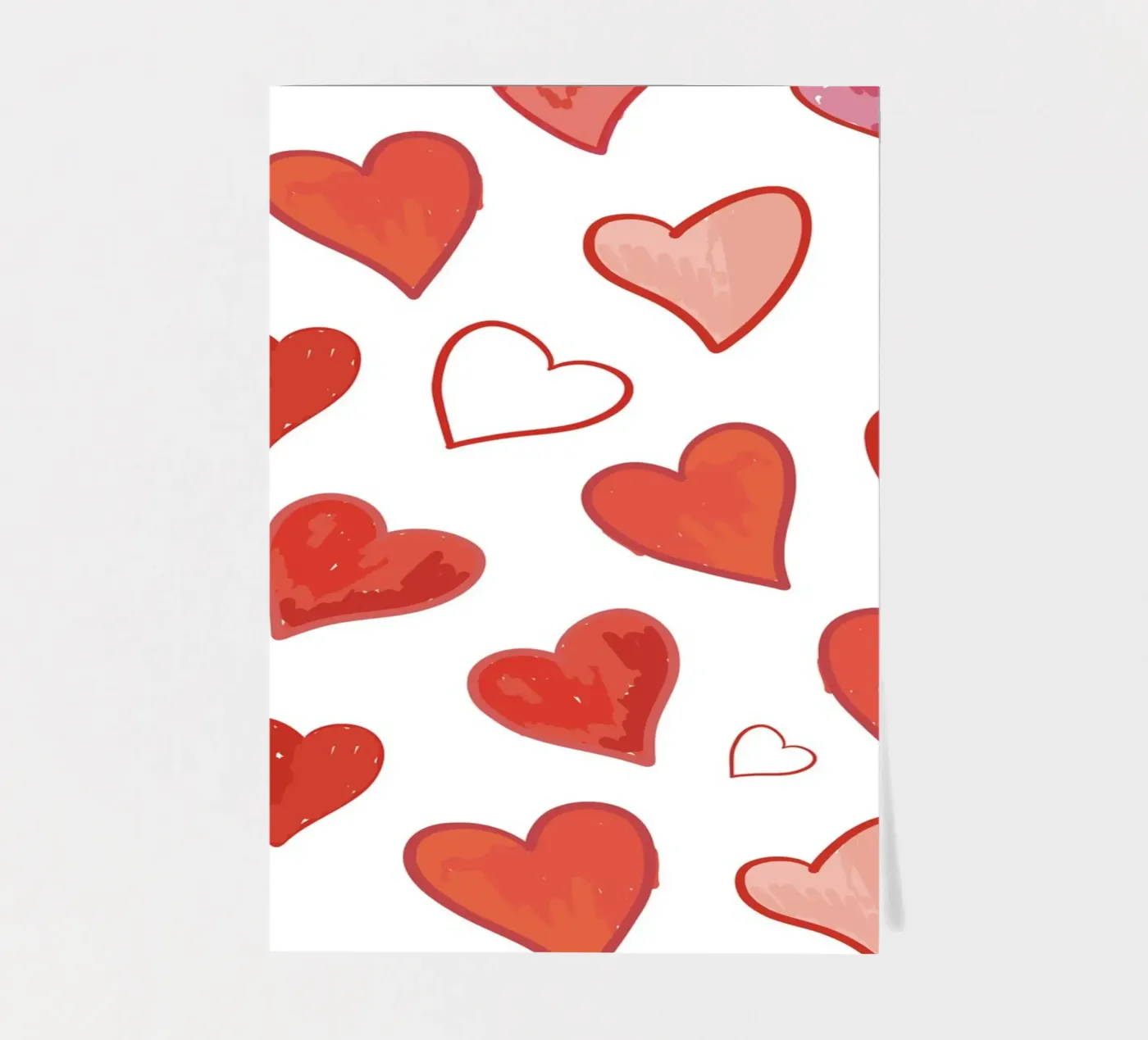 Hearts pattern sticker sheet by gulsengunel