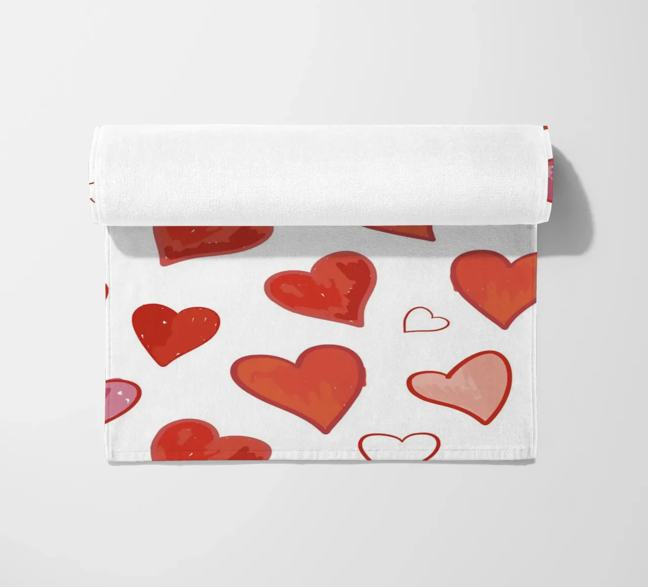 Motivo dei cuori telo mare da gulsengunel