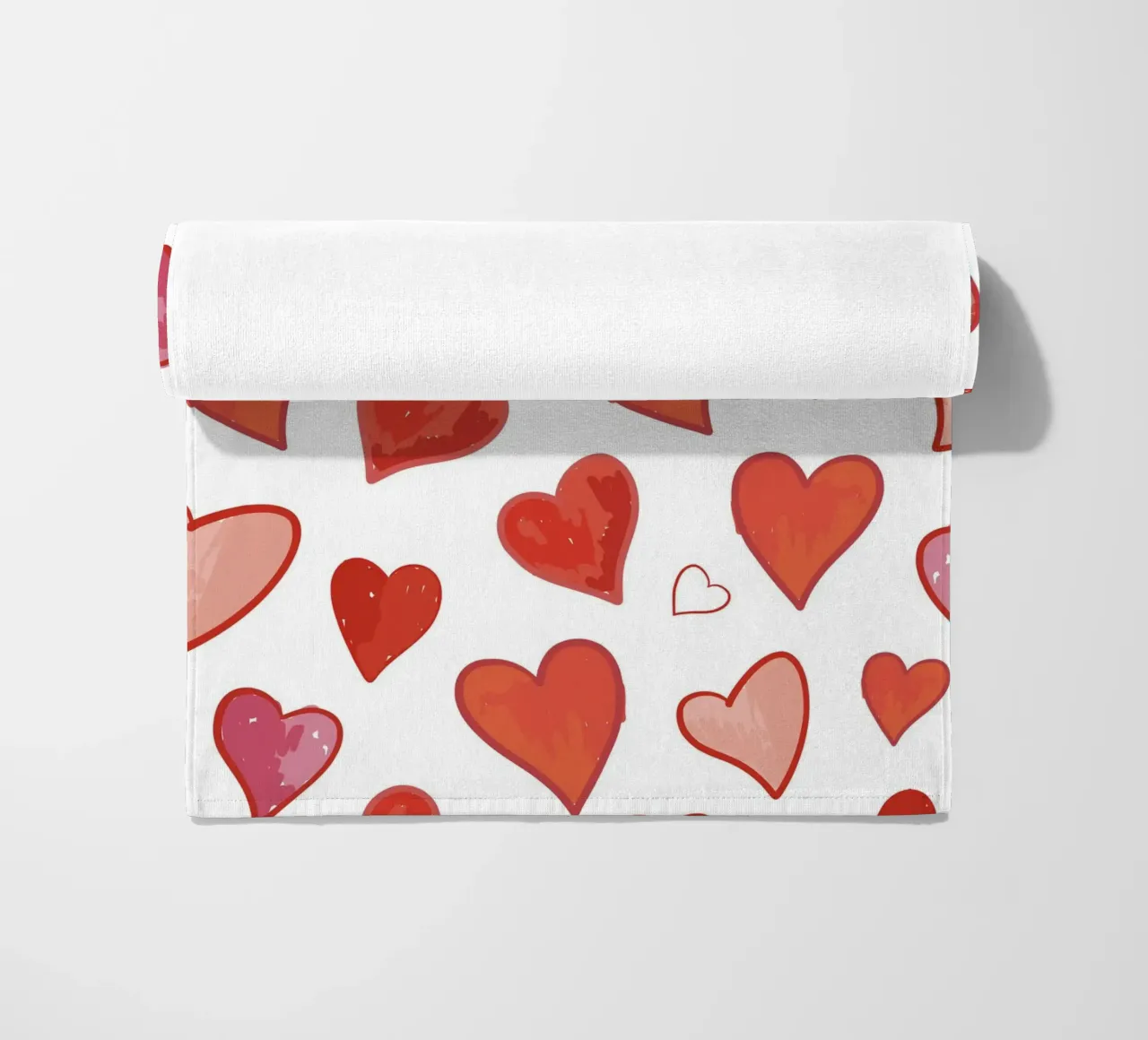 Motivo dei cuori telo mare da gulsengunel