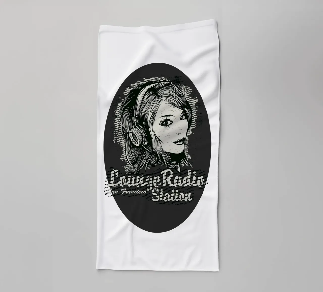 Lounge Radio San Fransisco Station Handtuch von Cute