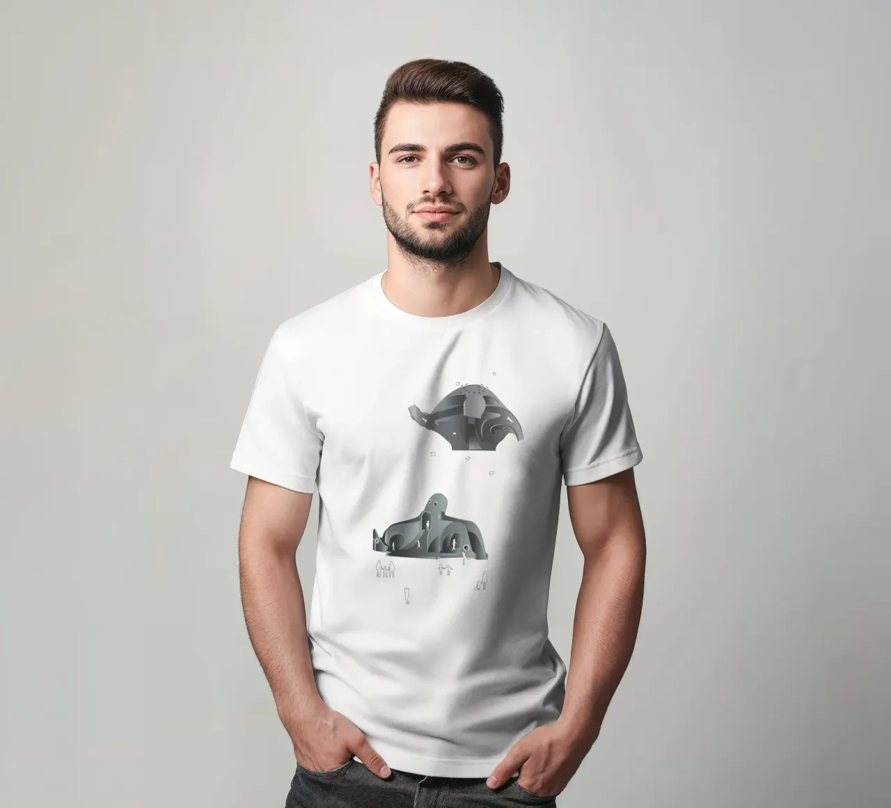 Octopus Play | Press Play Original Art Print t-shirt by Press Play Art Prints