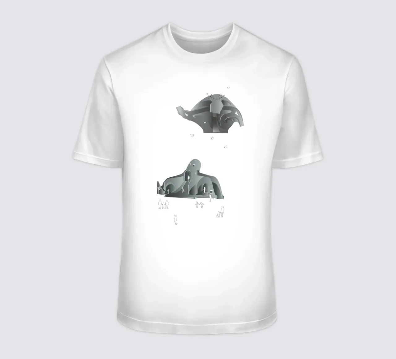 Octopus Play | Press Play Original Art Print t-shirt by Press Play Art Prints