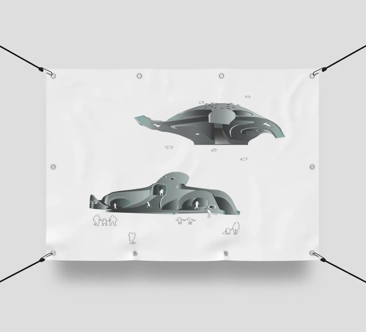 Octopus Play | Press Play Original Art Print pvc cover by Press Play Art Prints