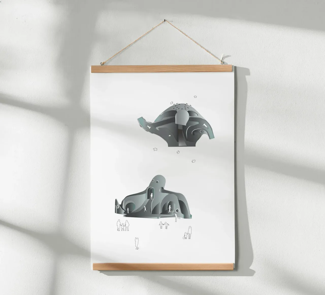Octopus Play | Press Play Original Art Print hahnemühle by Press Play Art Prints
