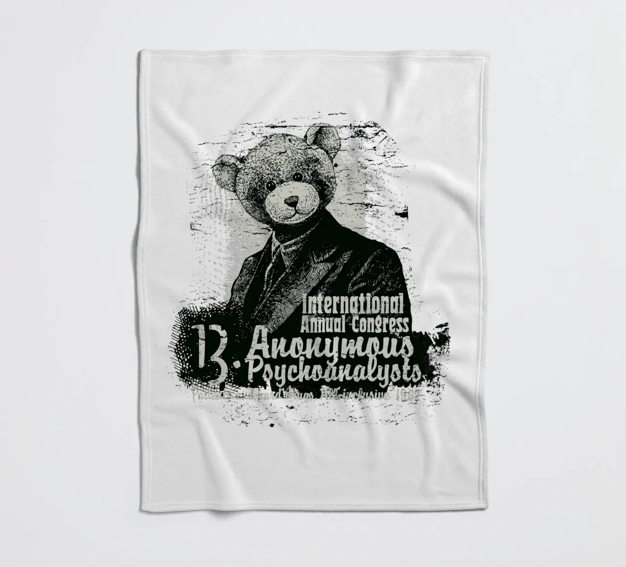 13 Psicoanalisti anonimi coperta in pile da Cute