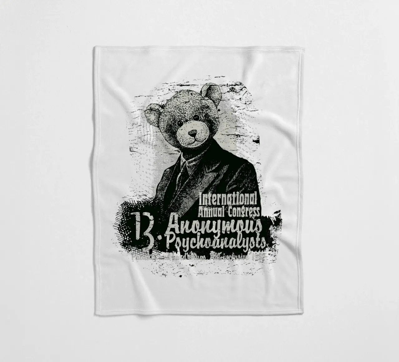 13 Psicoanalisti anonimi coperta in pile da Cute