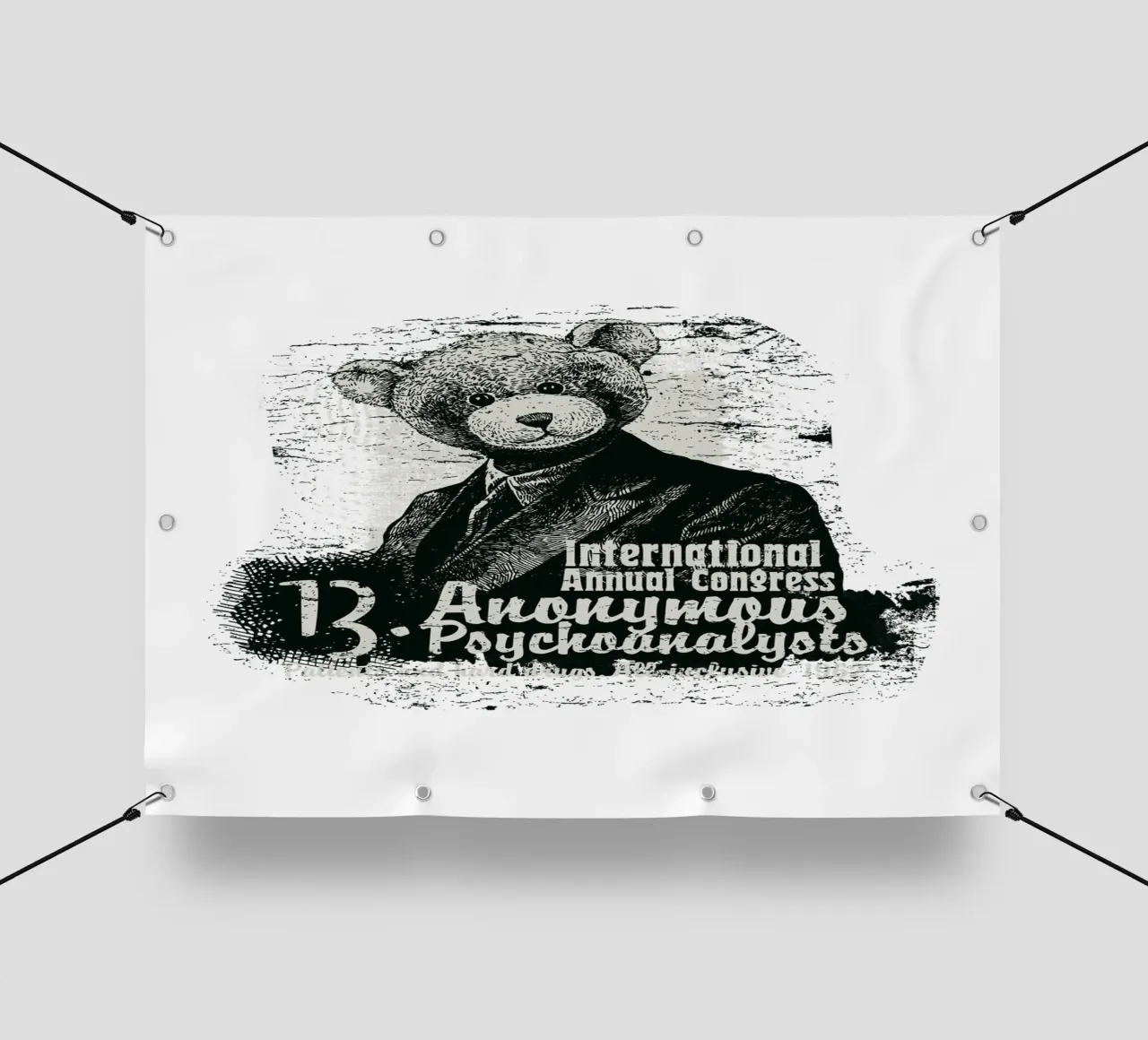 13 Psicoanalisti anonimi telo in pvc da Cute