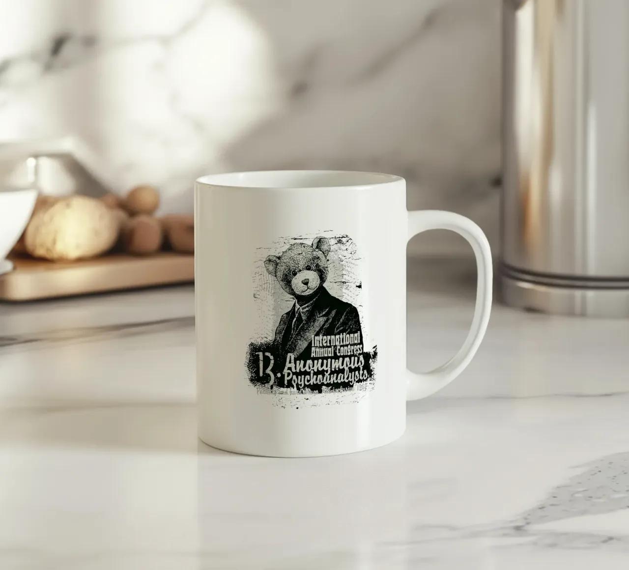 13 Anonyme Psychoanalytiker Keramik Tasse von Cute