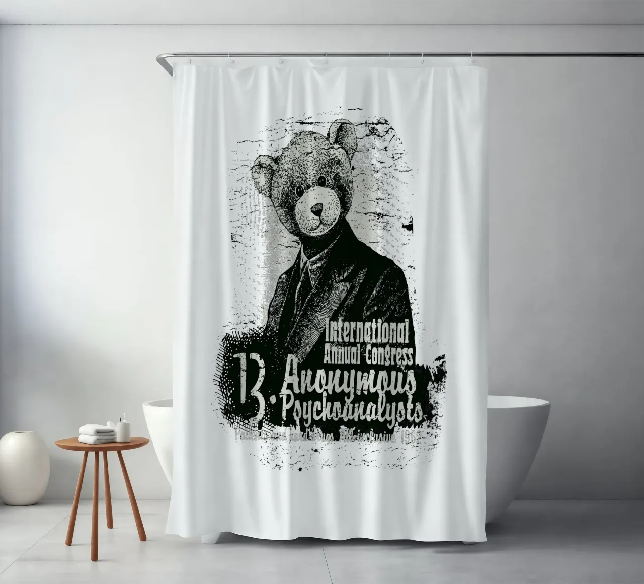 13 Psicoanalisti anonimi tenda da doccia da Cute