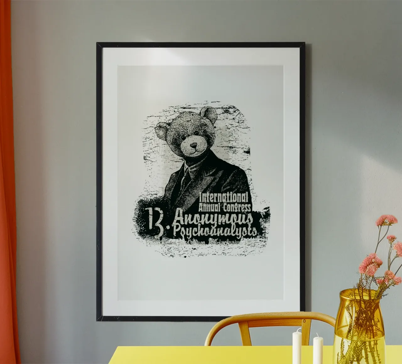 13 Psicoanalisti anonimi poster da Cute