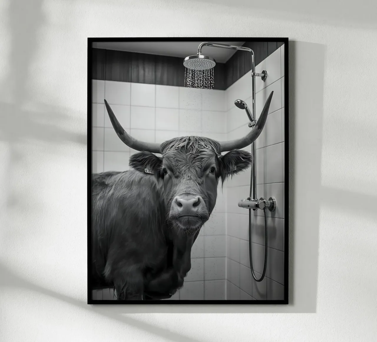 Mucca scozzese in bagno carta hahnemühle da Plain Thoughts