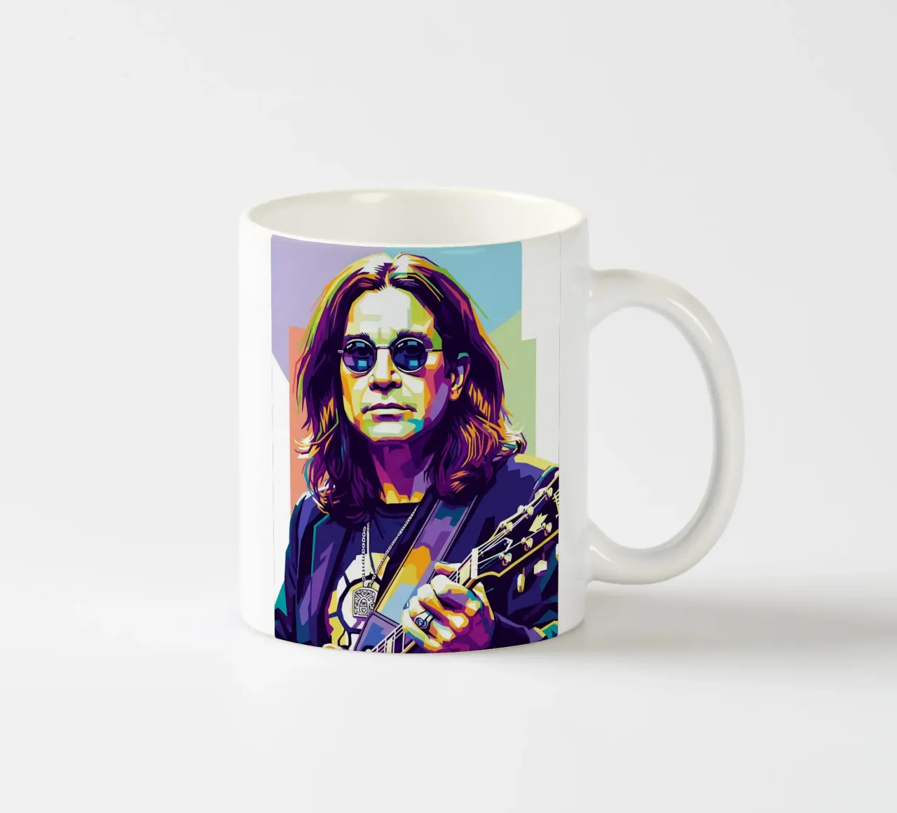 Tribute art - Ozzy Osbourne (1) tazza in ceramica da Hantamrata